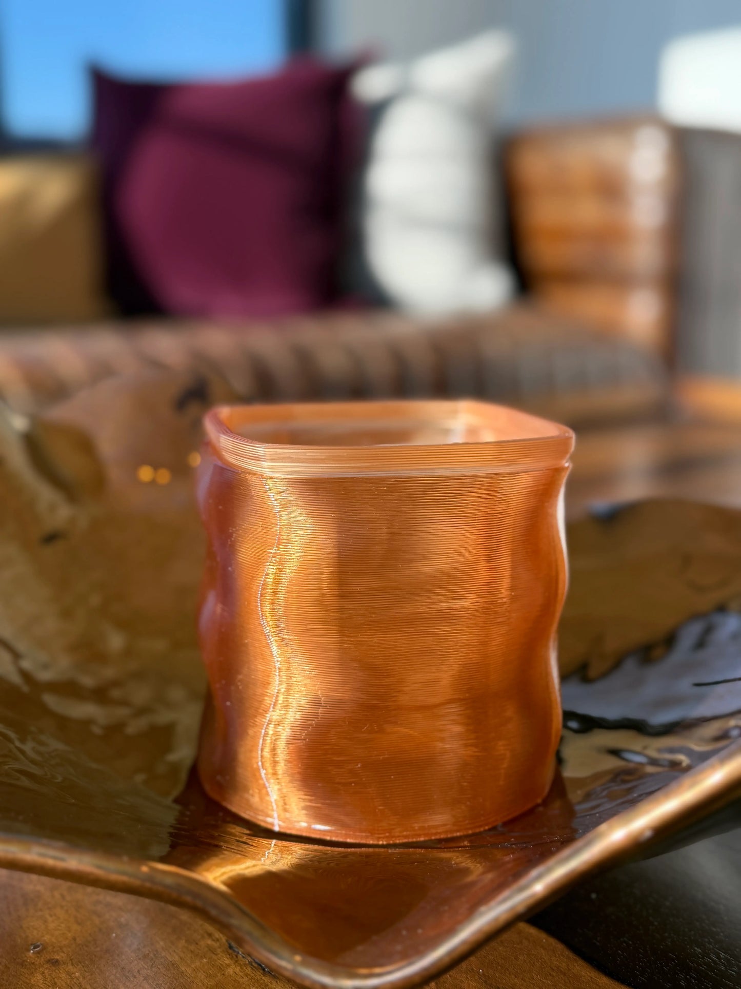 Monk Ripple – Self-Watering Planter